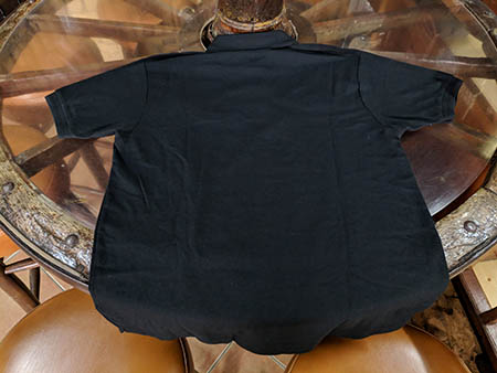 Polo shirt rear view